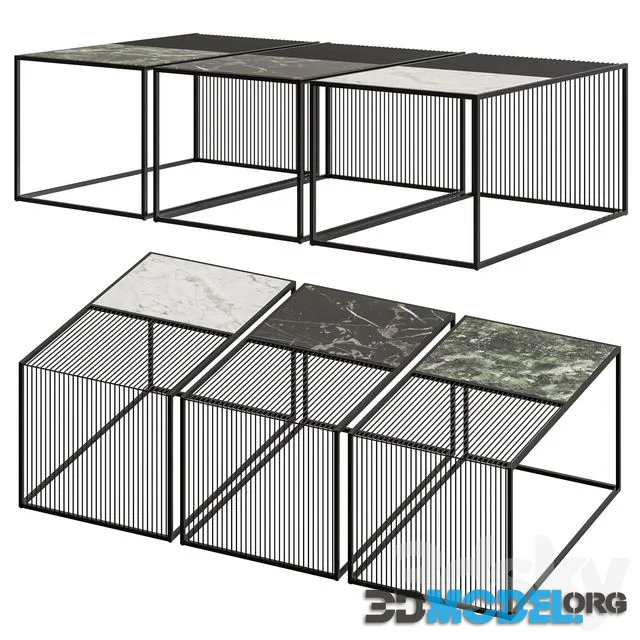 NV Gallery Skye Marble Coffee Table