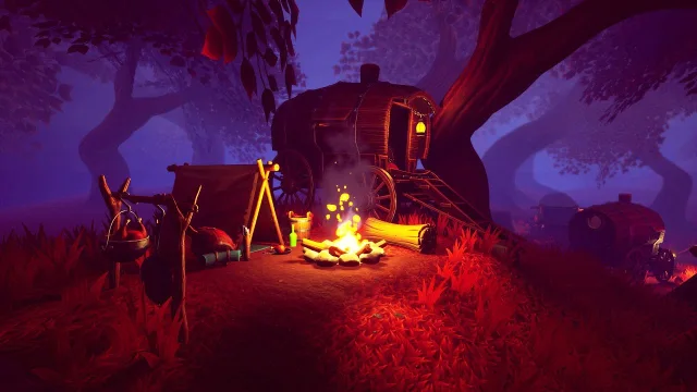 PBR Handpainted Environment : Magical Campsite