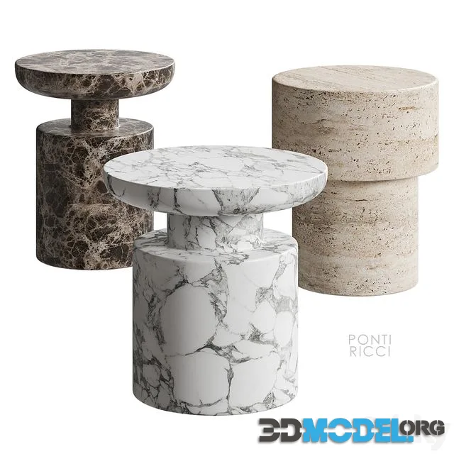 PONTI RICCI side table RH