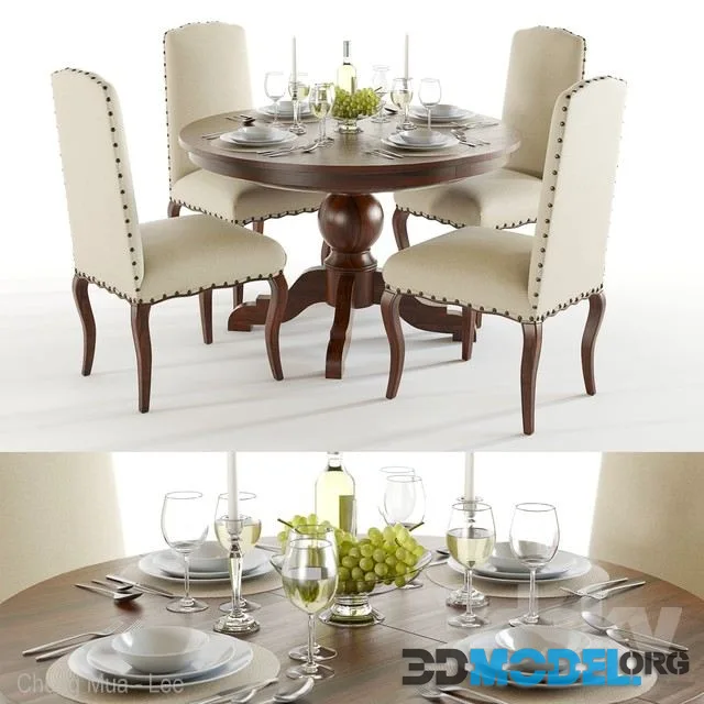 Pottery Barn Sumner and Calais table set