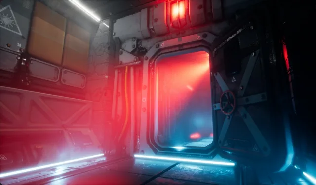 Pro-TEK Sci-Fi PBR VR Horror Corridor in Space