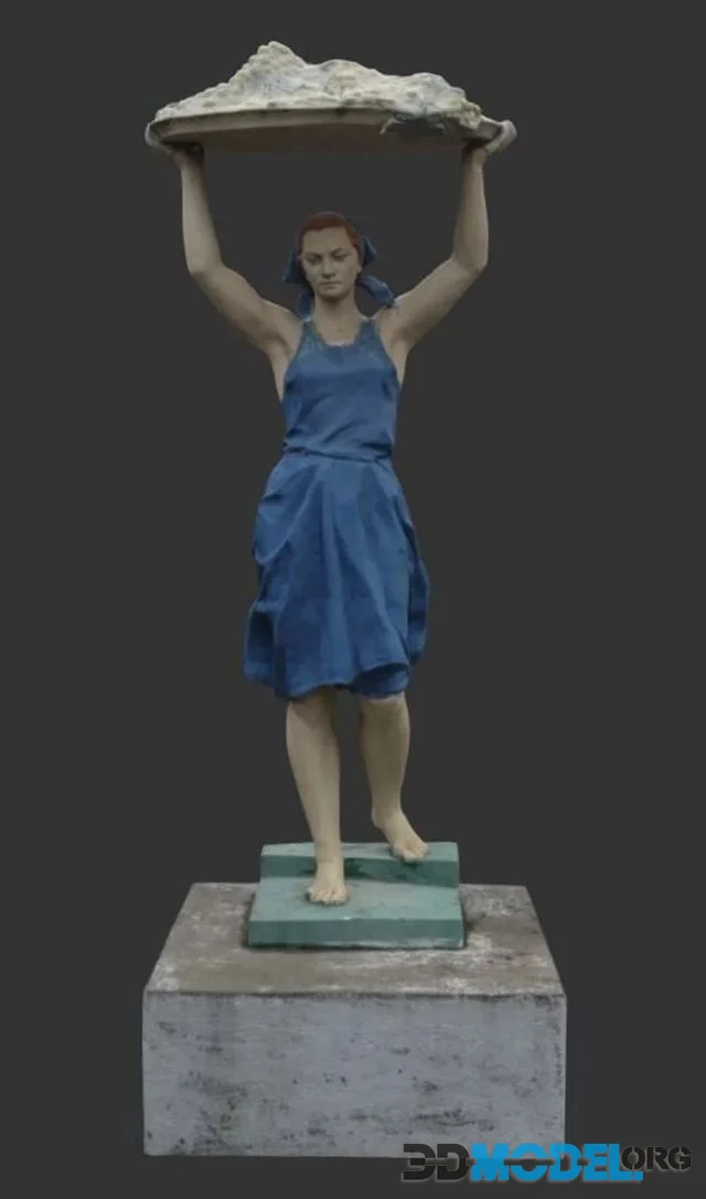 Prosperity Girl Sculpture (PBR)