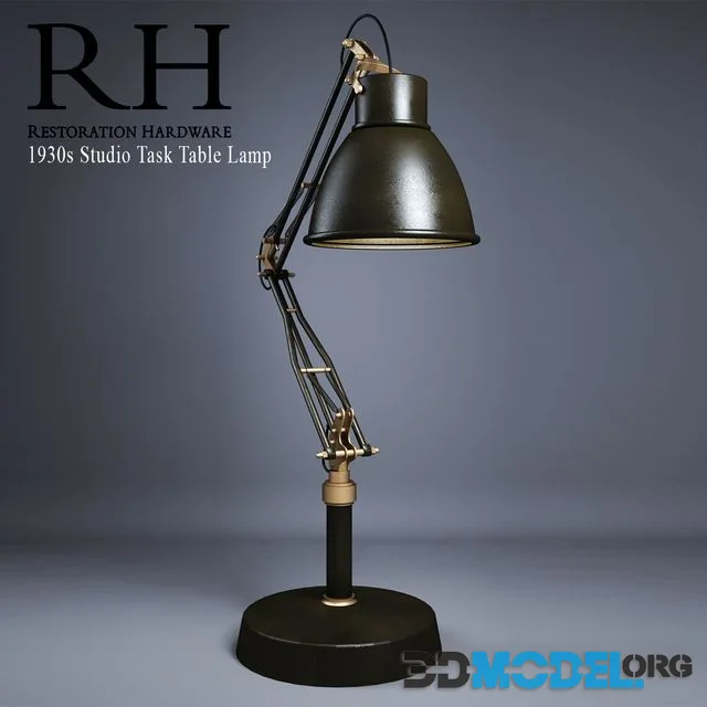 RH 1930s Studio Task Table Lamp