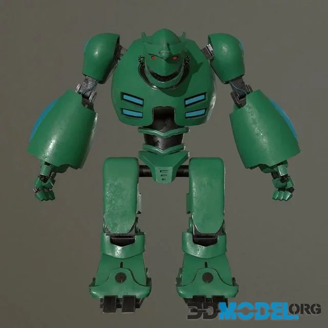 Robot Green (PBR)