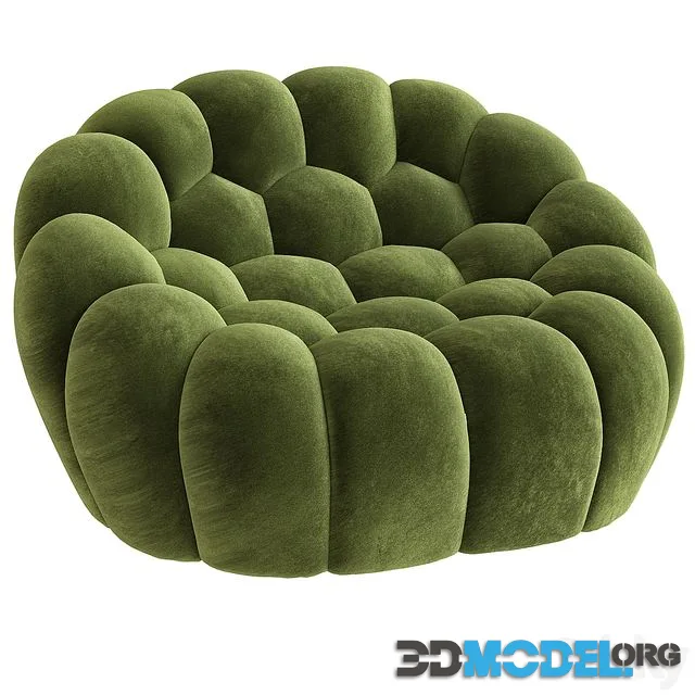Roche bobois bubble (green armchair)