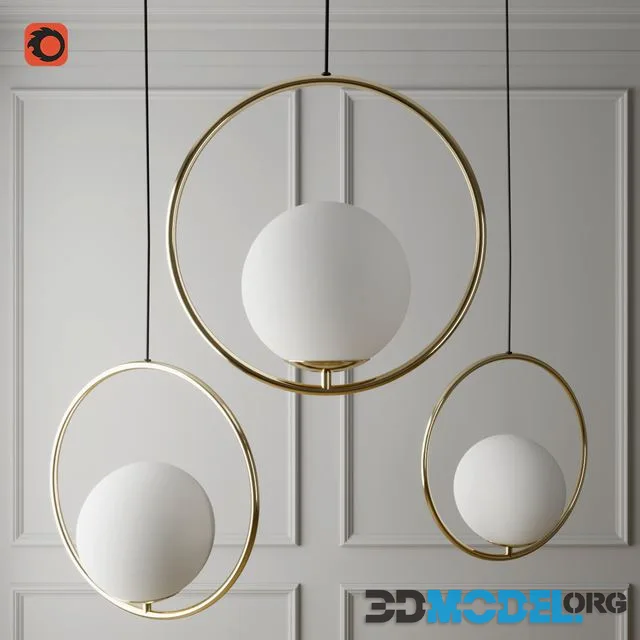 Round pendant light