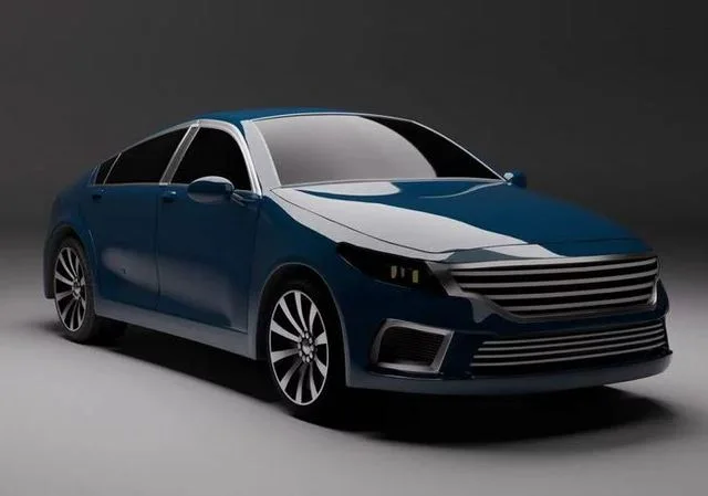 Sedan Car Low-poly (PBR)