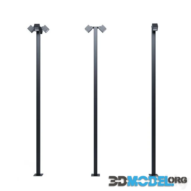 Set of outdoor spotlights H-6m