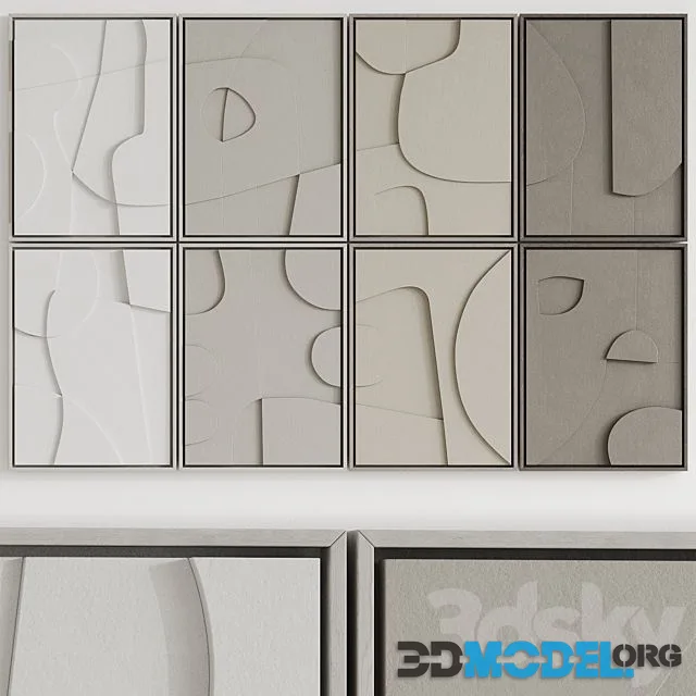 Set of Relief Panels Edith Beurskens
