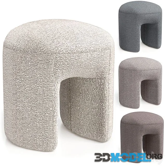 Shaggy pouf from Ogogo (several colors)