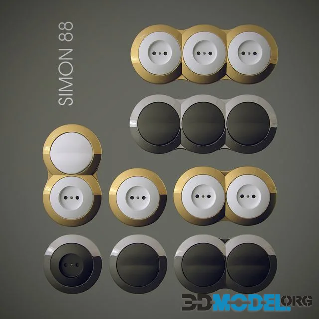 Simon 88, switch socket