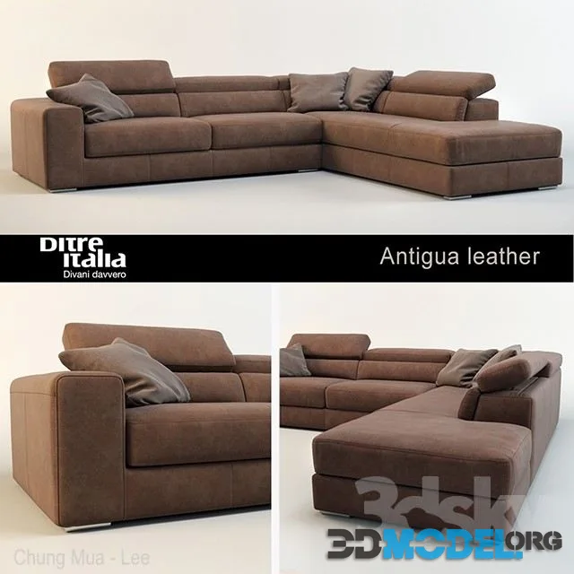 Sofa Antigua leather Ditre Italia