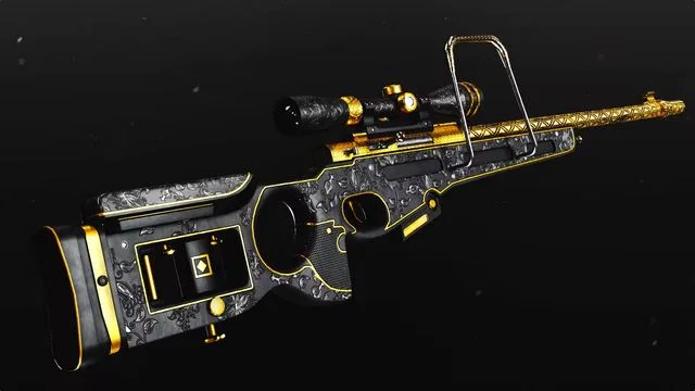 SV98 sniper rifle Low-pol (PBR)