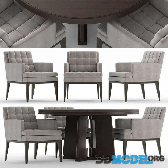 Table and chairs baker DINING CHAIR1