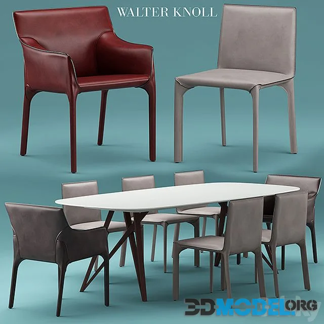 Table and chairs walterknoll Saddle Chair