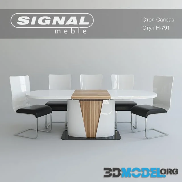 Table CANGAS chairs H-791 factory Signal