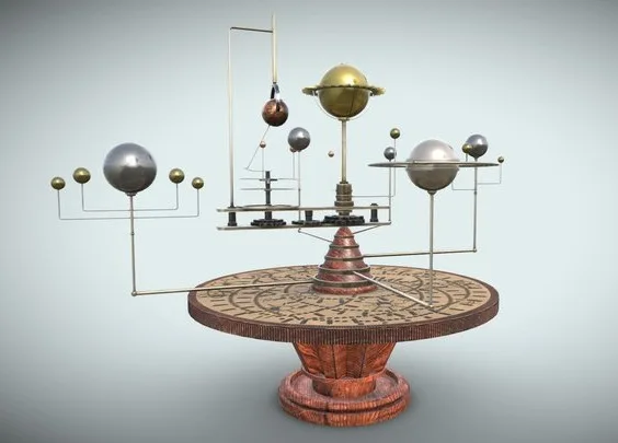 Table With Planets And Star System PBR Low Poly (PBR)