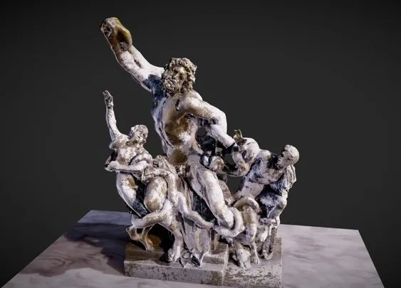 The Statue Of Laocoonte (PBR)