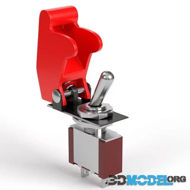 Toggle switch with guard 2 (PBR)