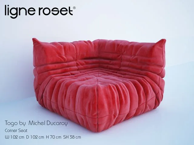 Togo Corner Seat Michael Ducaroy. Ligne Roset