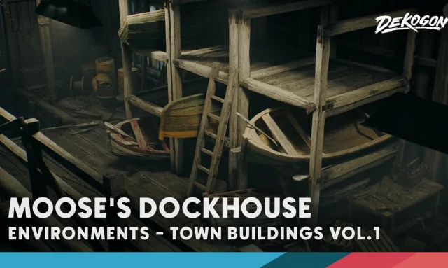 Town Buildings VOL.1 - Moose's Dockhouse
