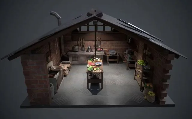 Traditional Latin American cuisine Low-poly (PBR)