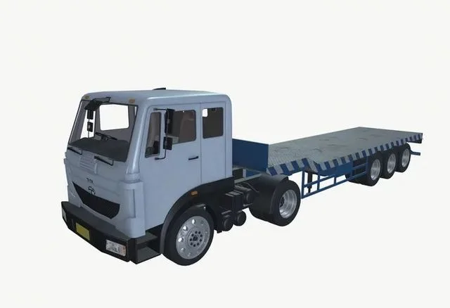 Truck Low-poly (PBR)