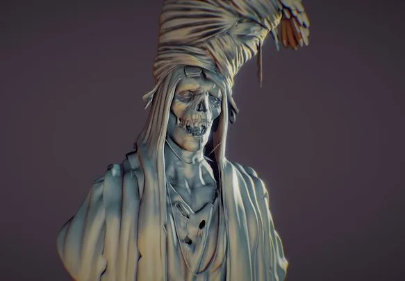 Turban Mummy Sketches (PBR)
