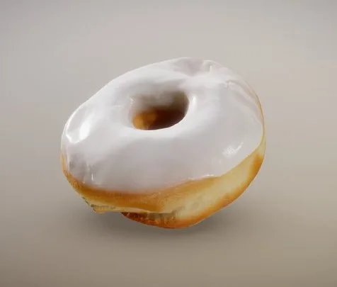 Vanilla Glazed Donut (PBR)