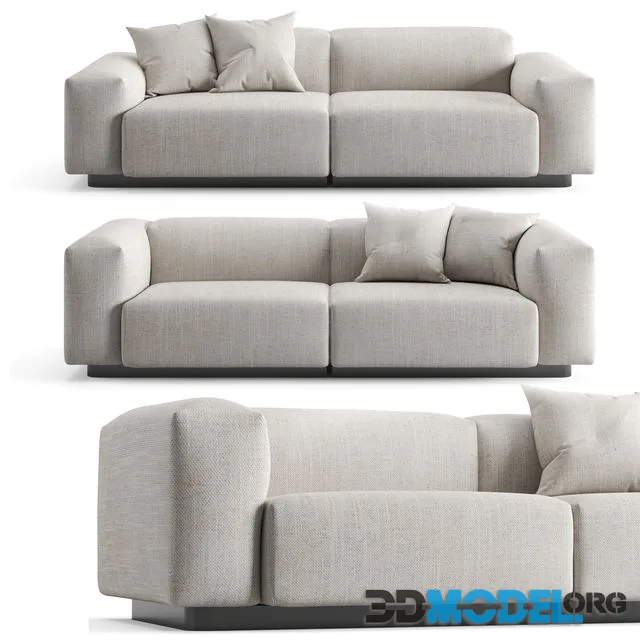 Vitra Soft Modular 2 Seat Sofa