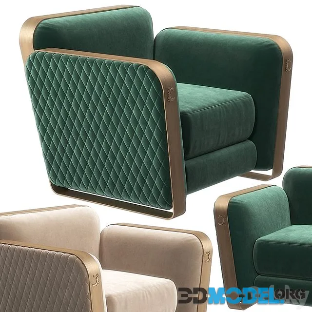Voyage small armchair by Cantori