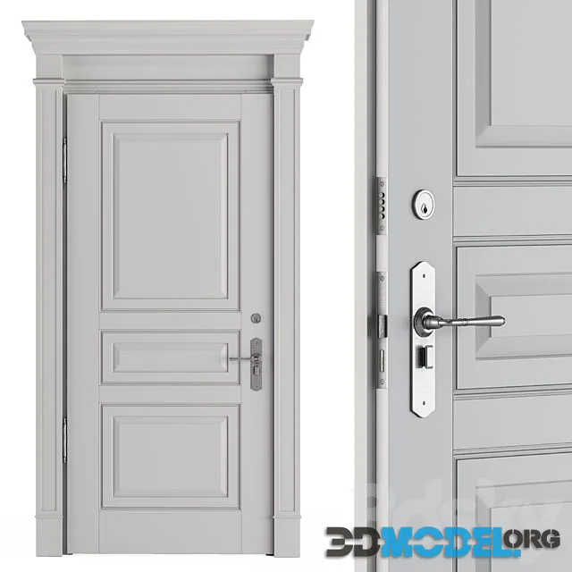 White Front Classic Door Set 37