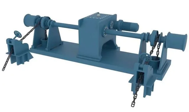 Windlass chain pulley Low-poly (PBR)