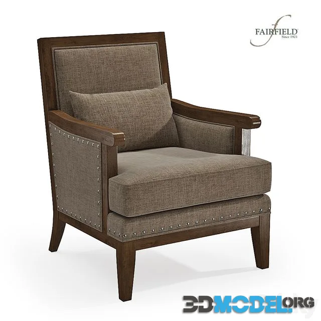 Wood Framed Lounge Chair by Fairfield Chair
