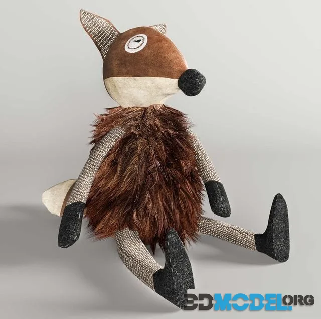 WOOLY plush fox