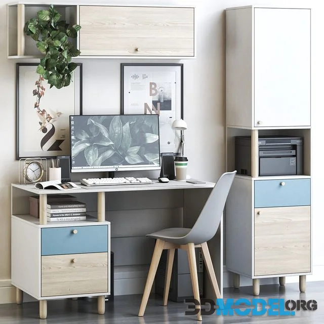 Workplace with Deakins furniture