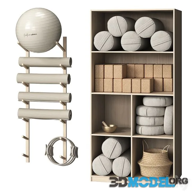 Yoga Props Storage Area