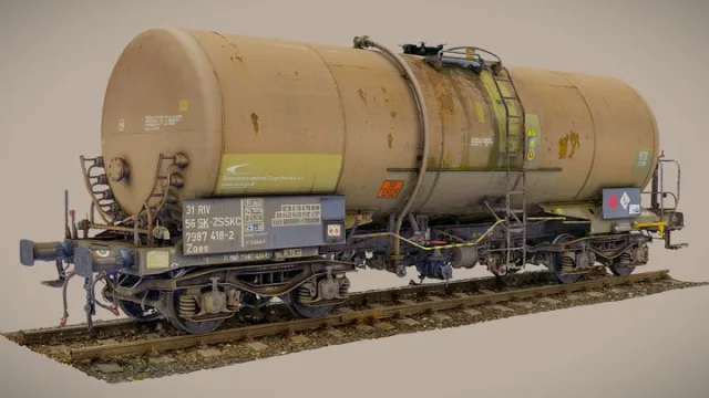 ZSSK ZSR Zaes Freight Car Wagon Tank (PBR)