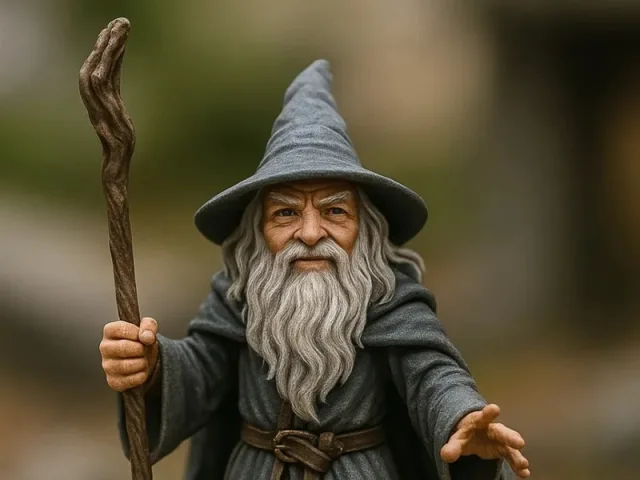 Gandalf-like wizard – Printable