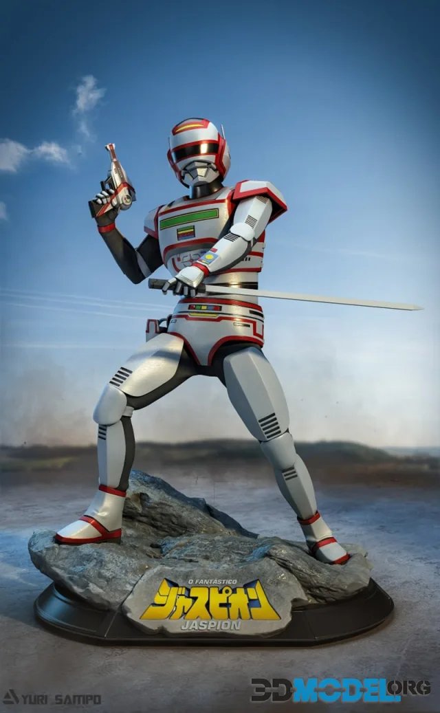 Jaspion Sixth Scale – Printable