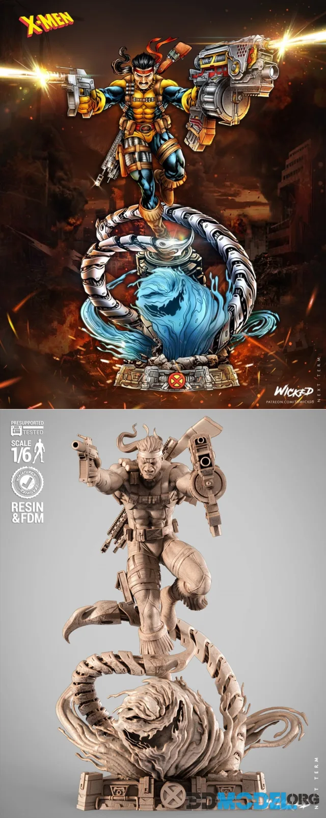 WICKED - Forge Sculpture – Printable