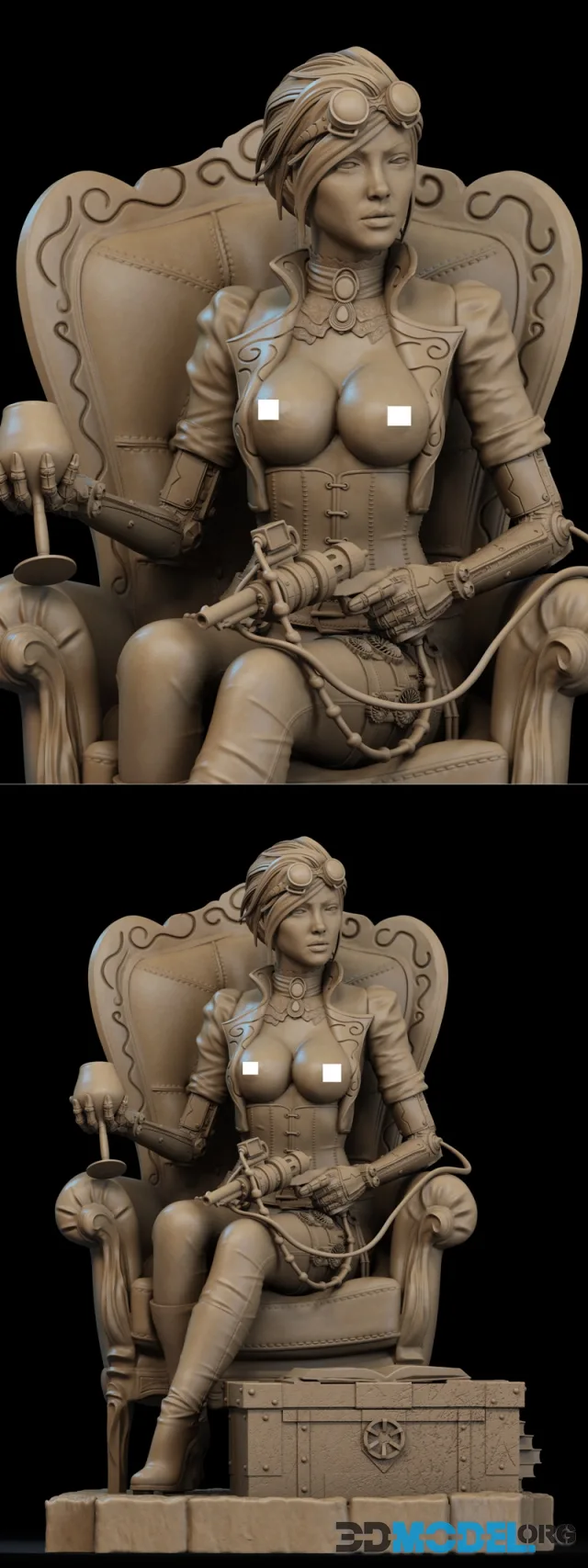 CA 3D Studios - Lady Mechanika NSFW Version – Printable
