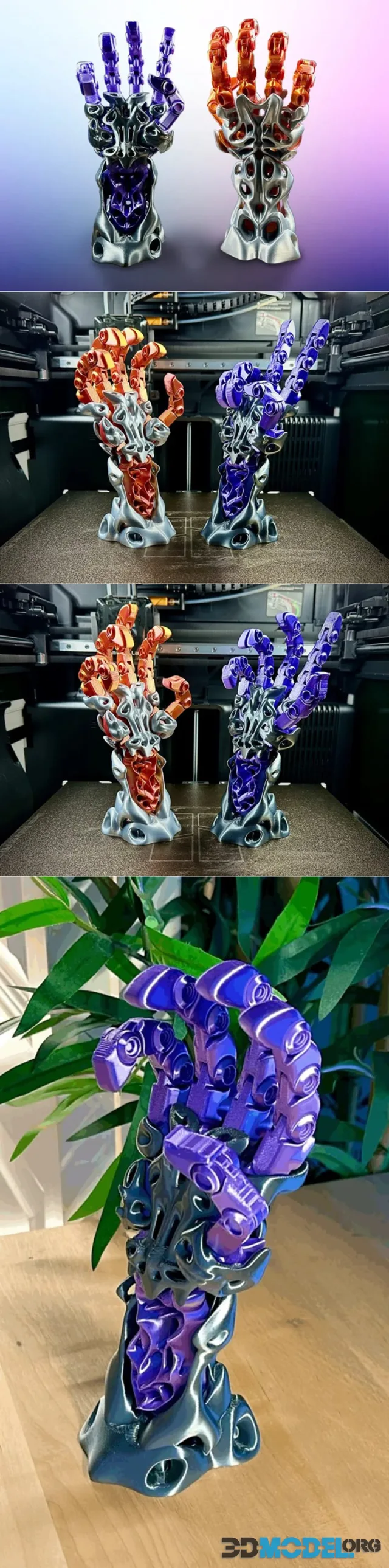 Articulated Hand MkII – Printable
