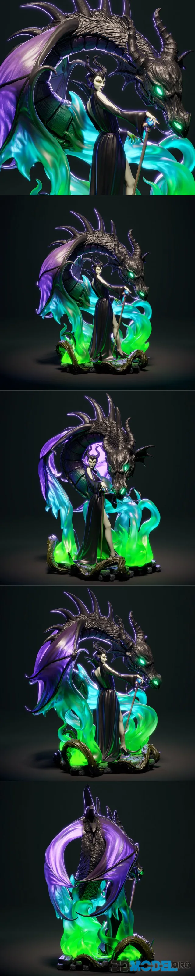 CA 3D Studios - Maleficent – Printable