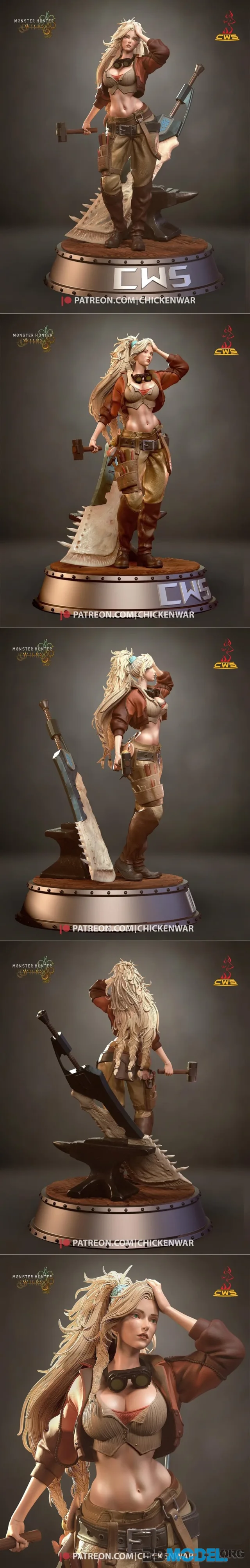 CW Studio - Monster Hunter - Gemma – Printable