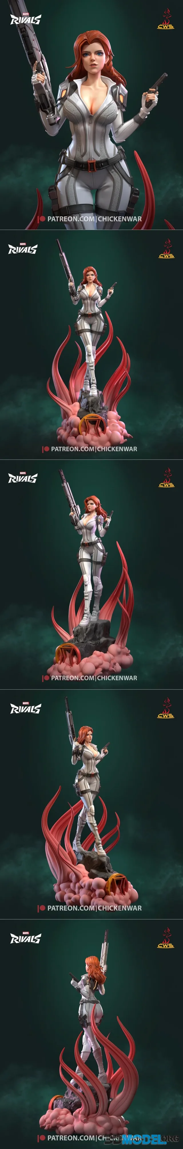 CW Studio - Marvel - Black Widow – Printable
