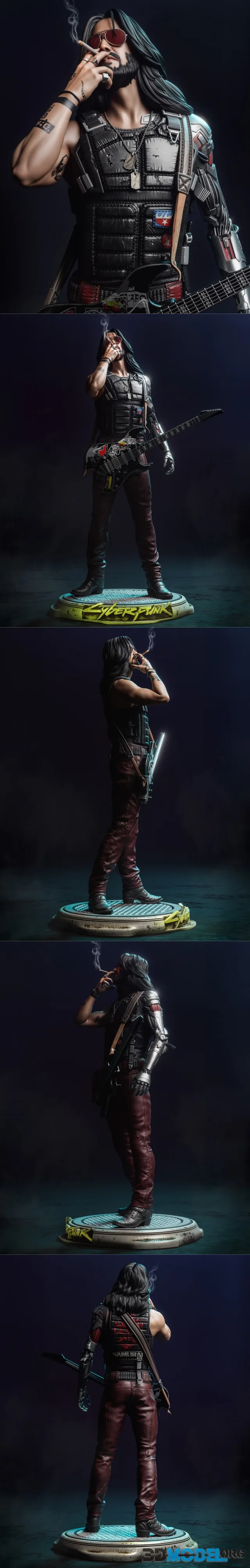 CA 3D Studios - Jhonny Silverhand – Printable