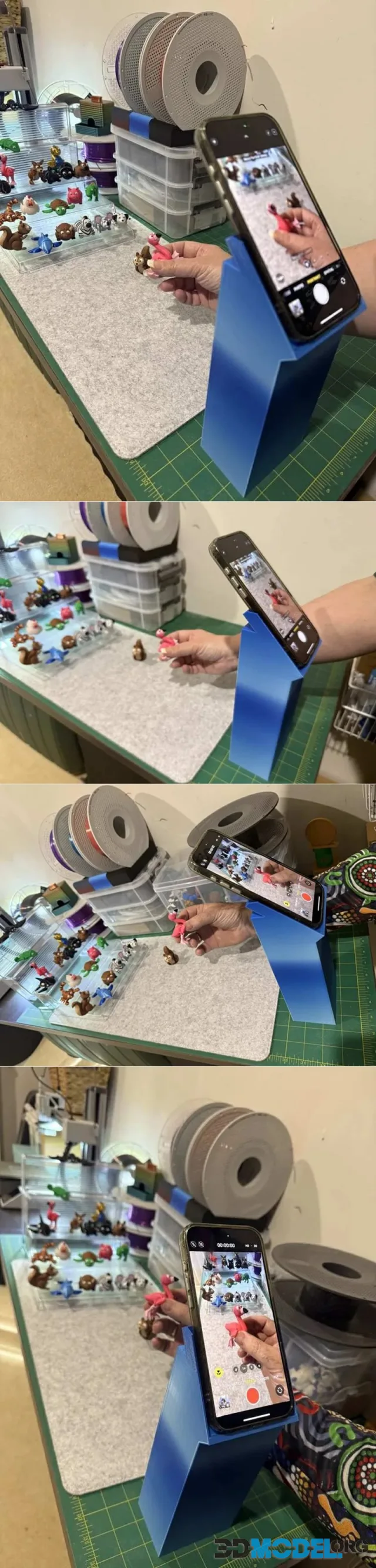 Phone Camera Video Stand Hands-Free Ver2 – Printable