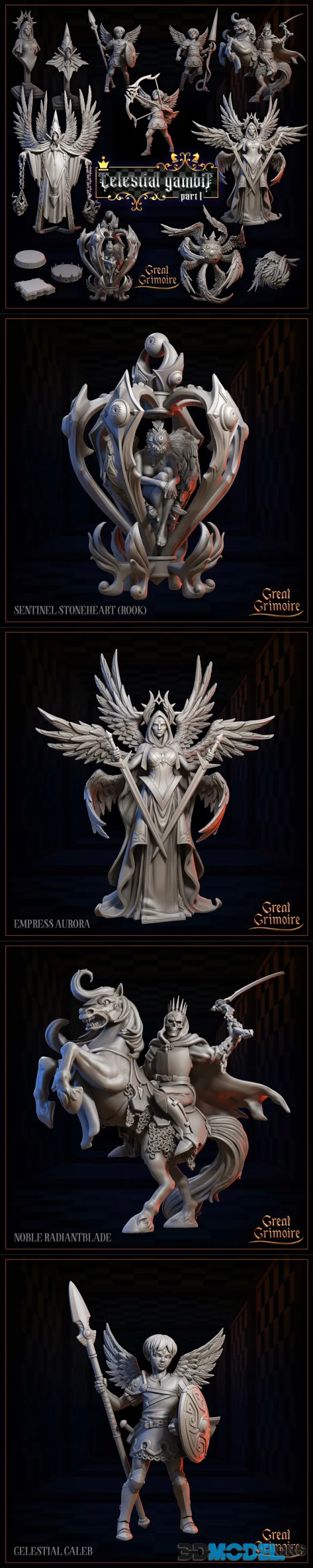 Great Grimoire - Celestial gambit - Luminous Legion part 1 – Printable