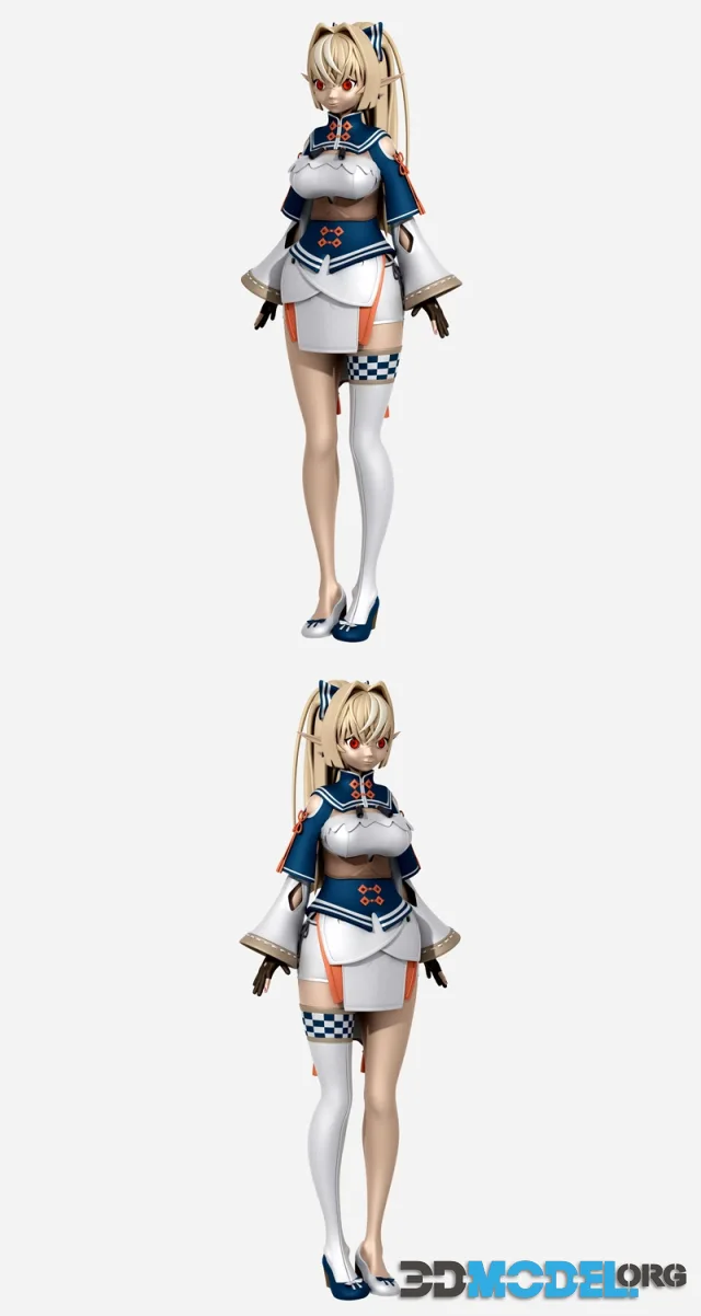 Shiranui flare hololive – Printable
